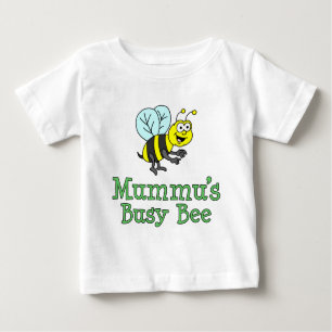 Mummus beschäftigte Biene Baby T-shirt