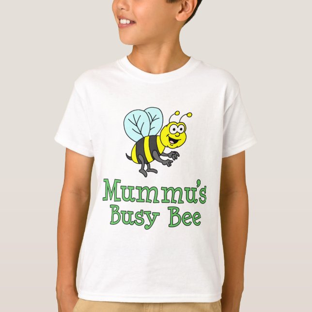 Mummus beschäftigte Biene T-Shirt (Vorderseite)