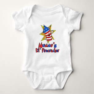 Mummus kleiner Firecracker Baby Strampler