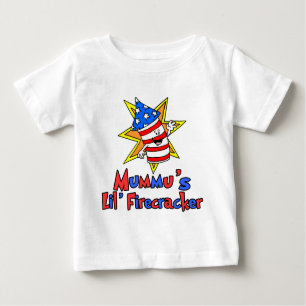 Mummus kleiner Firecracker Baby T-shirt