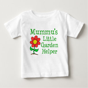 Mummus kleiner Gartenhelfer Baby T-shirt