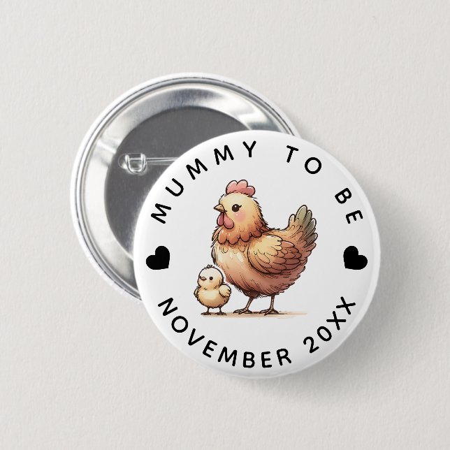 MUMMY BUTTON (Vorne & Hinten)