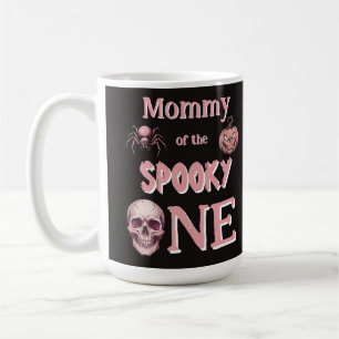 Mummy des Gruseligen Pinkoween Vintage-Totenkopf Kaffeetasse