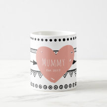 'Mummy Est.2017' Custom White Tasse