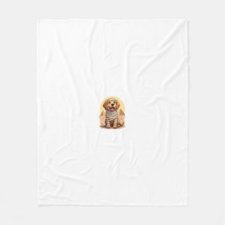 Mummy Golden Retriever Fleecedecke