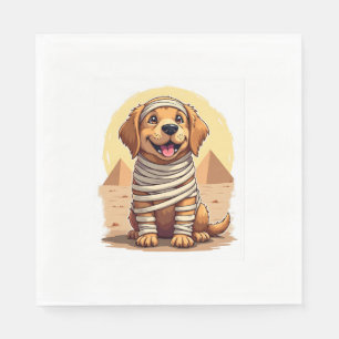 Mummy Golden Retriever Serviette