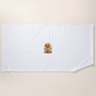 Mummy Golden Retriever Strandtuch