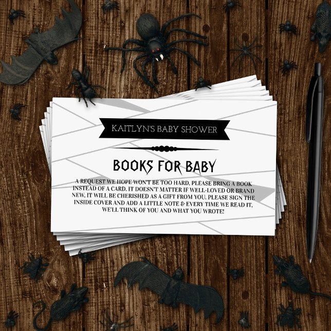Mummy | Halloween Baby Showbook Begleitkarte (Von Creator hochgeladen)