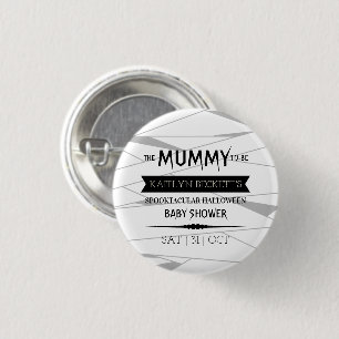 Mummy   Halloween-Kinderdusche Button