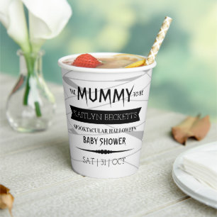 Mummy   Halloween-Kinderdusche Pappbecher