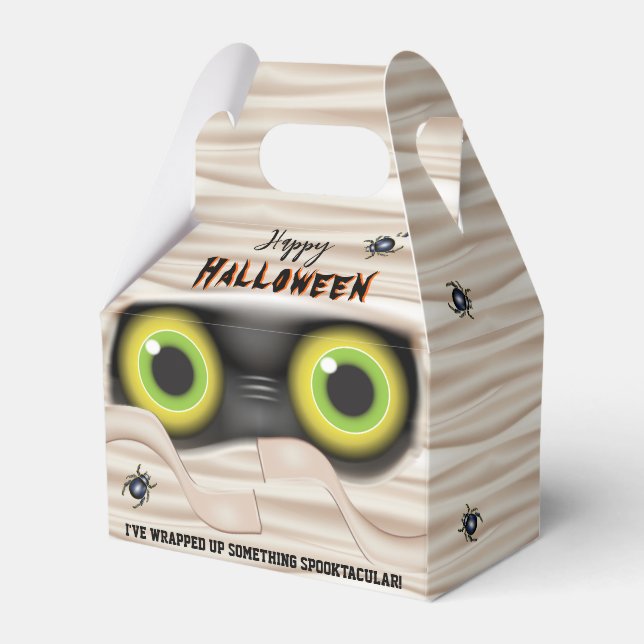 Mummy Halloween Monster Geschenkschachtel (Vorderseite)