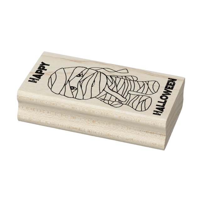 Mummy KiniArt Rubber-Briefmarke Gummistempel (Stempel)