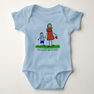 Mummy & Me Boy - Blond Mother & Son Shirts