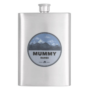 Mummy Mountain Range Colorado Camping Flachmann