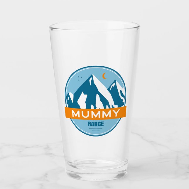 Mummy Mountain Range Colorado Glas (Vorderseite)