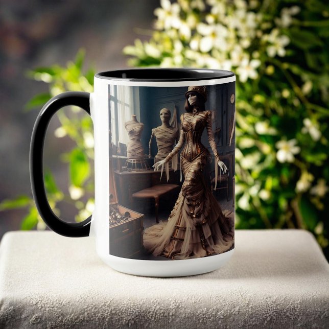 Mummy Queen Steampunk Vintag Viktorianisch Tasse (Von Creator hochgeladen)