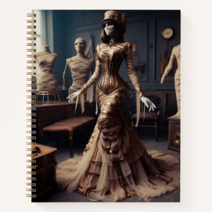 Mummy Queen Steampunk Vintage Viktorianisch Notizbuch