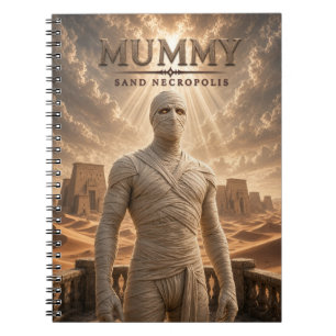 Mummy Sand Nekropolis Dark Cinema Notizblock