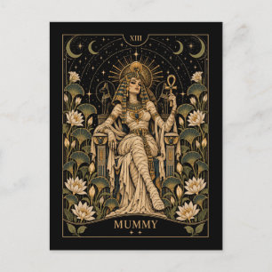 Mummy, Sternen-Tarot-Kunst Postkarte