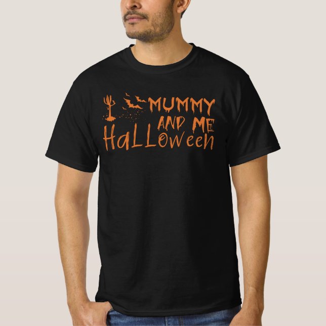 Mummy und ich halloween - lustiges halloween Mom-Z T-Shirt (Vorderseite)