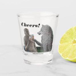 Mummy und Werewolf trinken Fantasie Art Shot Glass Schnapsglas