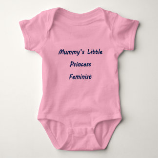 Mummy's kleiner weiblicher Bodysuit Baby Strampler