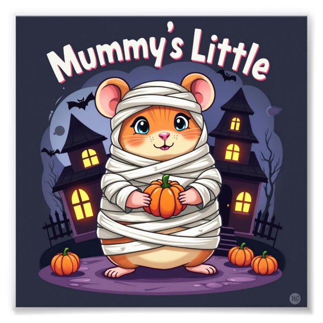 Mummy's kleines Monster Fotodruck (Vorne)