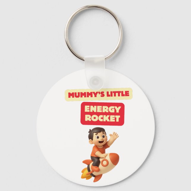 Mummys Little Energy Rocket Schlüsselanhänger (Vorderseite)