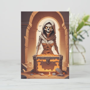 Mummy's Mischief - Halloween-Geschenkkarte Feiertagskarte