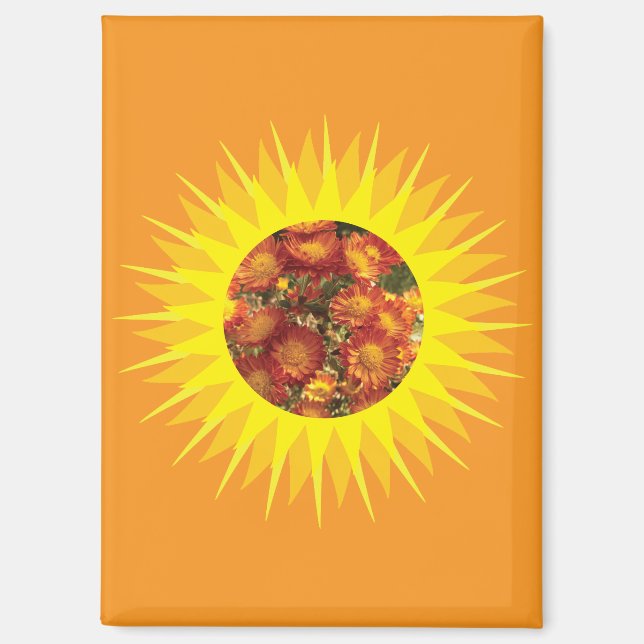 Mums_Sun_Clip-Maske Magnet (Vorderseite)