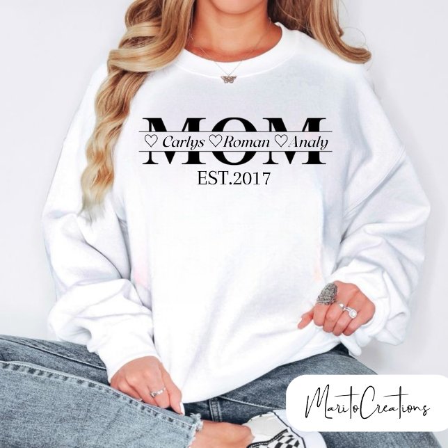 Mum's sweatshirt personalised with child's name (Von Creator hochgeladen)