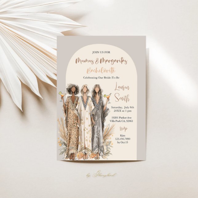 Mumu- und Margaritas-Junggeselinnen-Abschied Einladung (Von Creator hochgeladen)