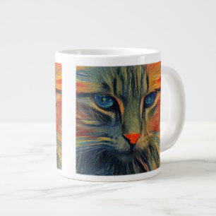 Munch Cat Jumbo Tasse