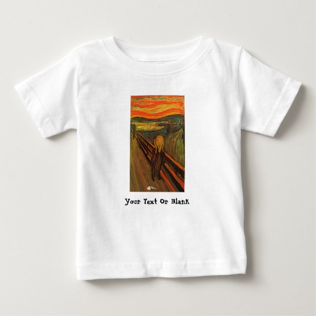 Munch - Der Eisschrei Baby T-shirt (Vorderseite)