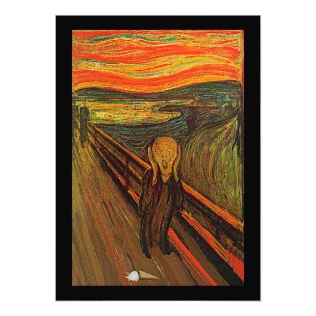 Munch - Der Eisschrei Fotodruck (Vorne)