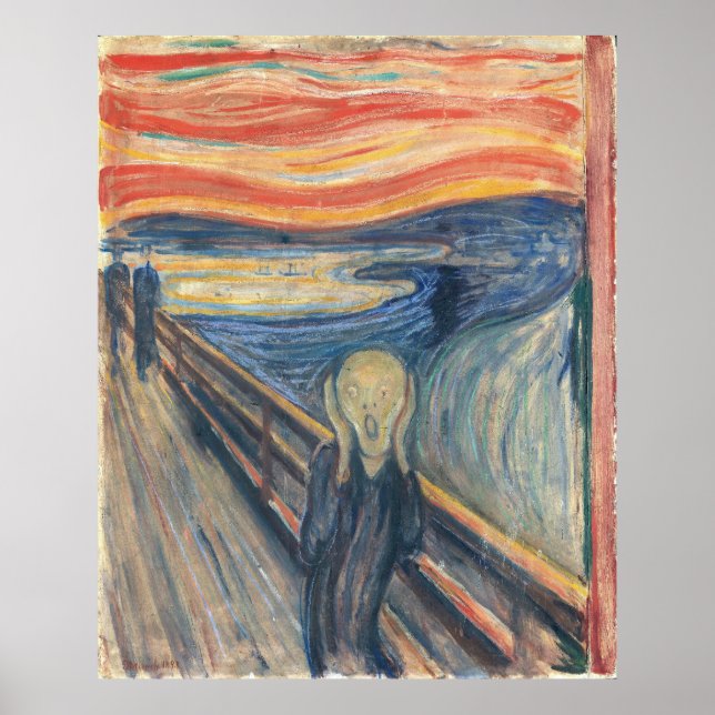 Munch ist der Schrei Poster (Vorne)