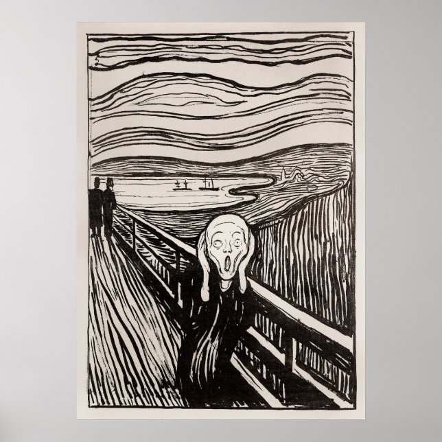 Munch ist der Schrei Poster (Vorne)