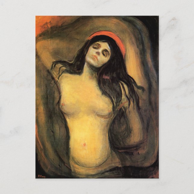 Munch Madonna Postkarte (Vorderseite)