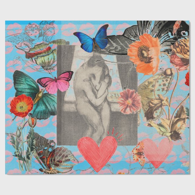 MUNCH Packpapier Collage Valentine's Day (Flach)