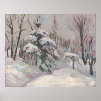 Munch - Winterwald 1927 Poster