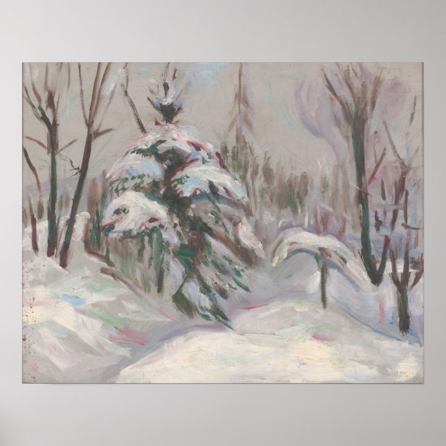 Munch - Winterwald 1927 Poster (Vorne)