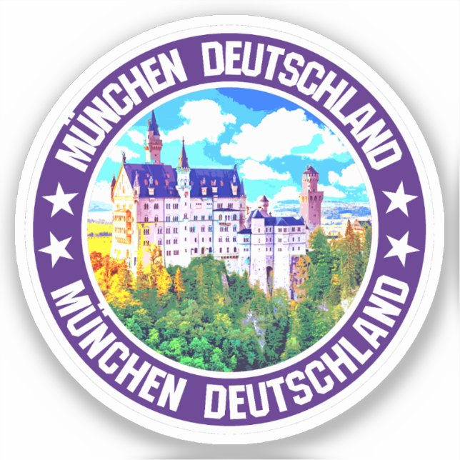 München Aufkleber (Vorderseite)