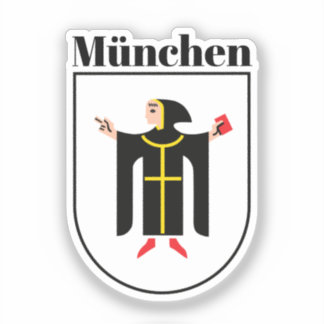 München Coat of Arms Aufkleber