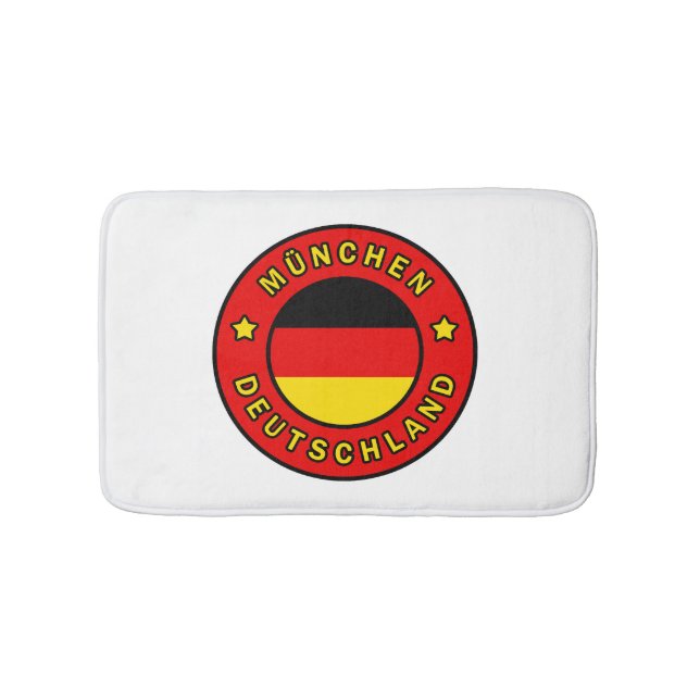 München Deutschland Badematte (Vorderseite)