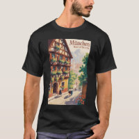 München Deutschland Bayern Illustration Reise Kuns