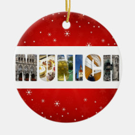München Deutschland City Travel Fotos Weihnachten Keramik Ornament
