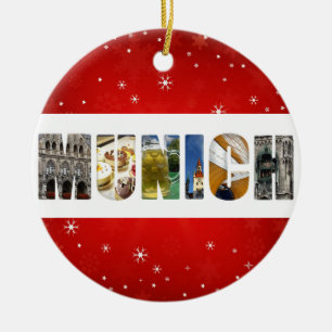 München Deutschland City Travel Fotos Weihnachten Keramik Ornament