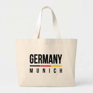 München Deutschland Jumbo Stoffbeutel