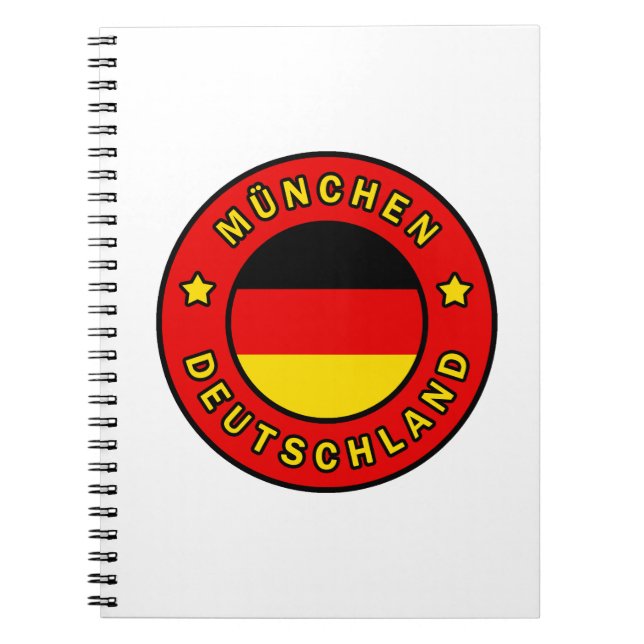 München Deutschland Notizblock (Vorderseite)