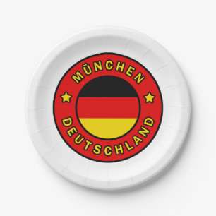 München Deutschland Pappteller
